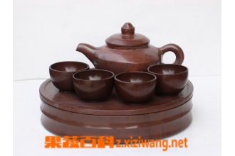 木鱼石茶具