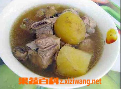 果蔬百科雪莲果炖排骨做法步骤教程
