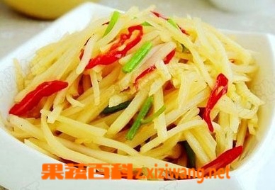 果蔬百科酸辣土豆丝的家常做法
