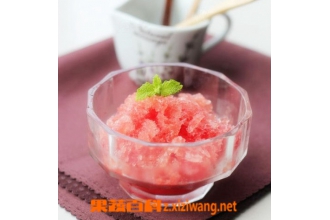 西瓜沙冰做法,西瓜沙冰怎么做