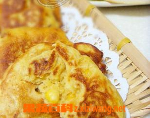 果蔬百科发面玉米饼