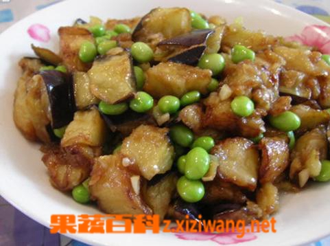 果蔬百科毛豆烧茄子