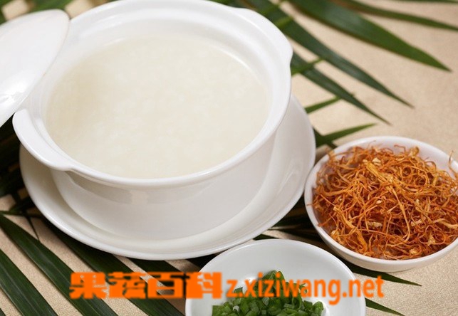 果蔬百科冬虫夏草粥
