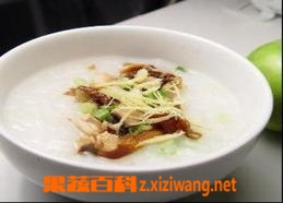果蔬百科盐焗鸡粥