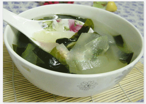 果蔬百科冬瓜海带汤