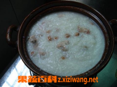 果蔬百科猪骨花生粥
