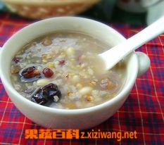 果蔬百科牛奶芝麻粥
