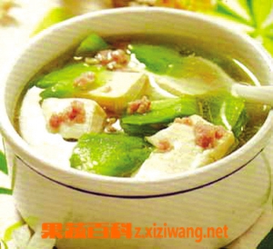果蔬百科苦瓜炖豆腐