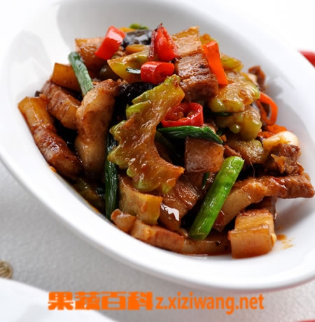 果蔬百科苦瓜烧肉