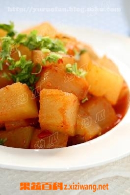 果蔬百科红烧冬瓜