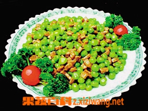 果蔬百科豌豆牛肉粒