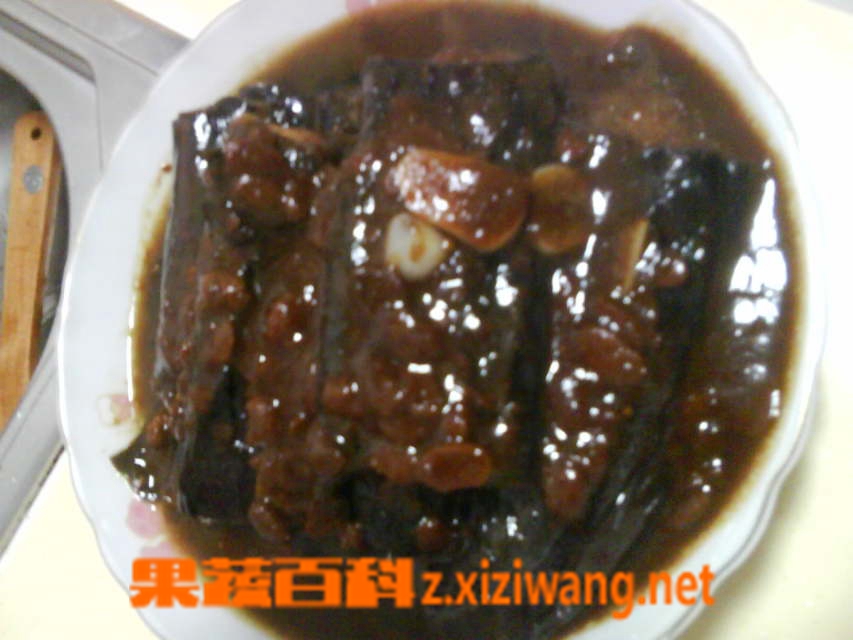 果蔬百科酱香茄子