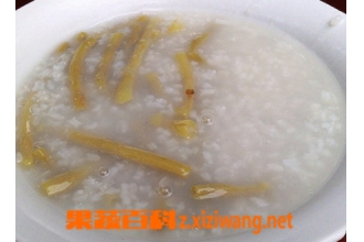 豇豆稀饭原料和做法步骤