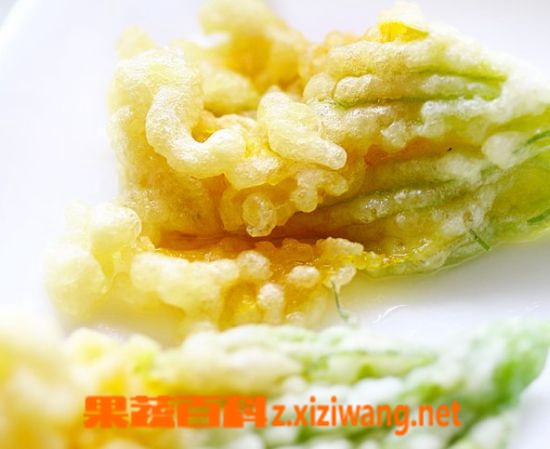果蔬百科酥炸南瓜花