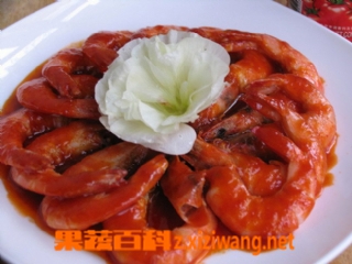 果蔬百科番茄大虾