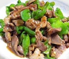 果蔬百科尖椒炒鸡胗