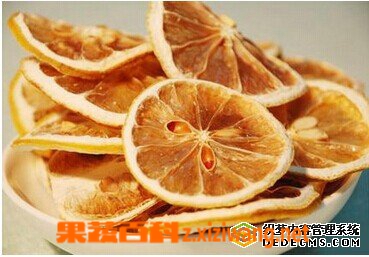 果蔬百科干柠檬片的功效与作用