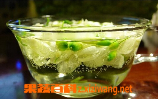 果蔬百科槐花茶