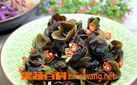 果蔬百科醋泡黑木耳