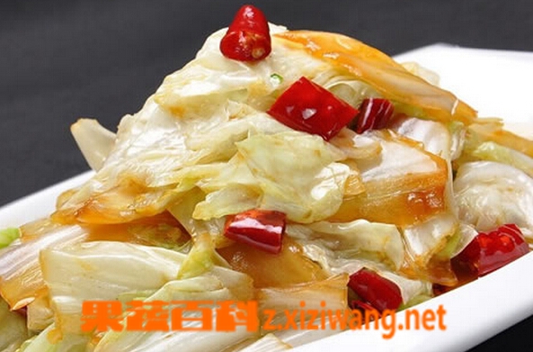 果蔬百科酸辣白菜