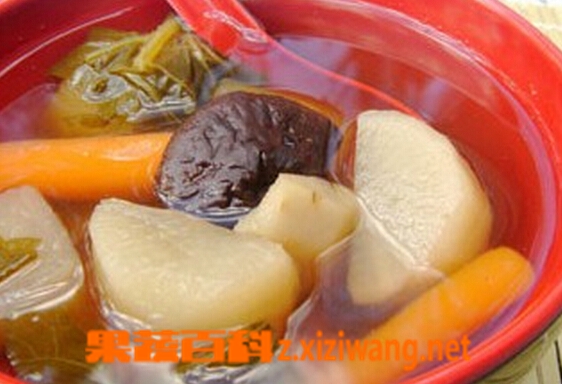果蔬百科五行蔬菜汤