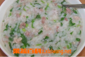 猪肉粥的材料和做法步骤
