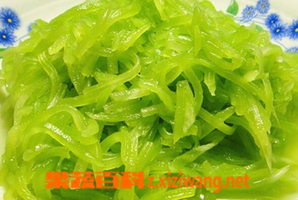 果蔬百科莴苣怎么拌好吃