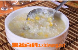 果蔬百科山药玉米粥
