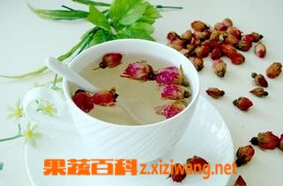 果蔬百科玫瑰花茶