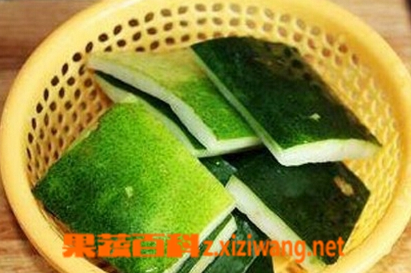 果蔬百科冬瓜皮