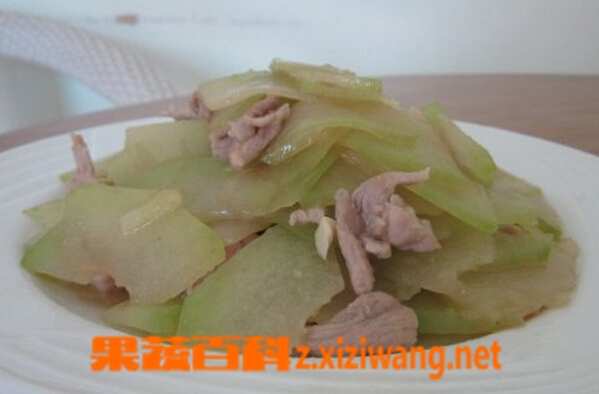 果蔬百科冬瓜炒肉