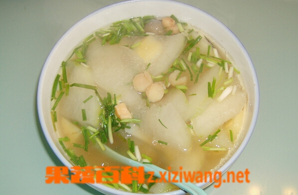 果蔬百科山药冬瓜汤