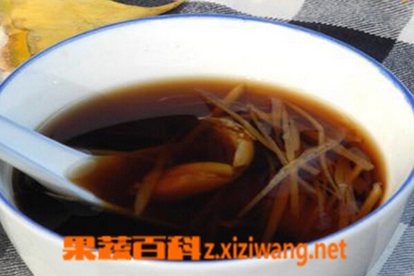 果蔬百科生姜红糖大蒜水