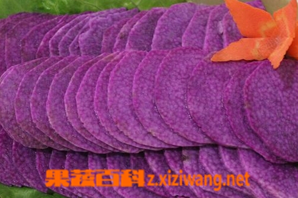 果蔬百科紫山药
