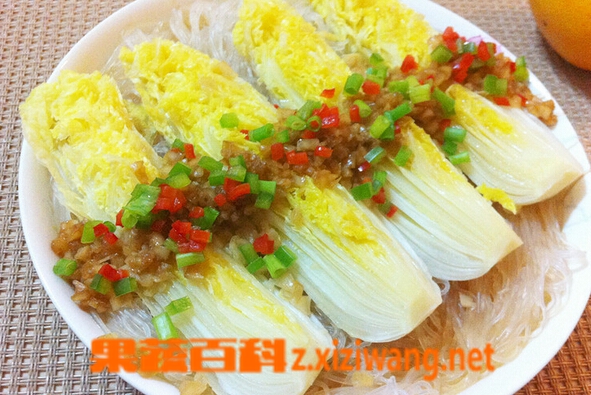 果蔬百科娃娃菜的制作方法