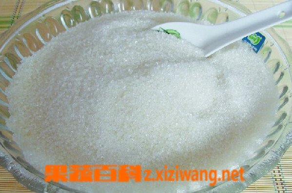 果蔬百科白糖和功效与作用
