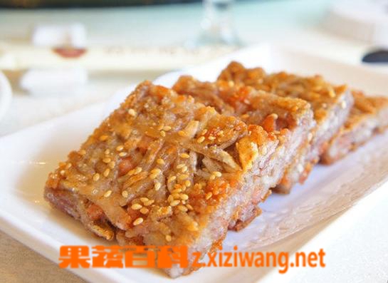 果蔬百科家常香煎芋丝饼的做法
