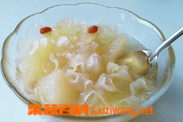 果蔬百科冰糖银耳汤