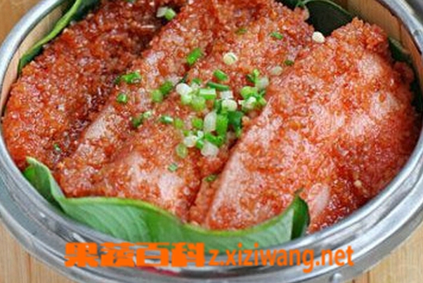 果蔬百科蒸米粉肉的做法大全