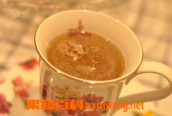 果蔬百科姜末蜂蜜水