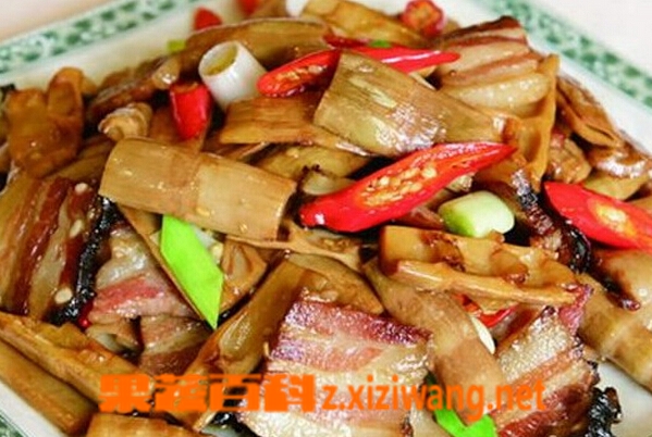 果蔬百科笋干的常见做法