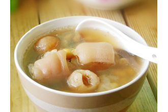 猪蹄花生粥的材料和做法步骤