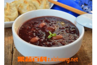 花生黑米粥的材料和做法步骤 花生黑米粥的营养