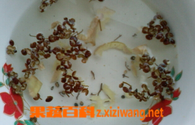 果蔬百科花椒水的功效与作用
