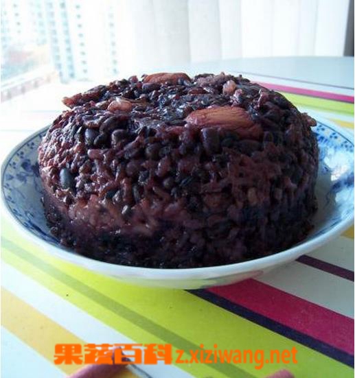 果蔬百科紫米八宝饭的做法 紫米八宝饭怎么做