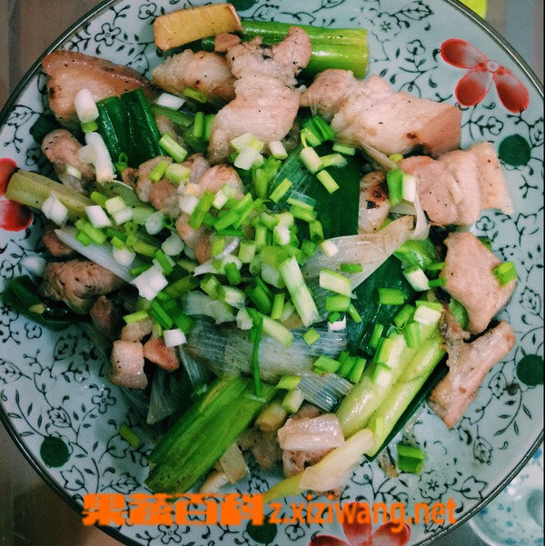 果蔬百科大葱炒肉怎么做