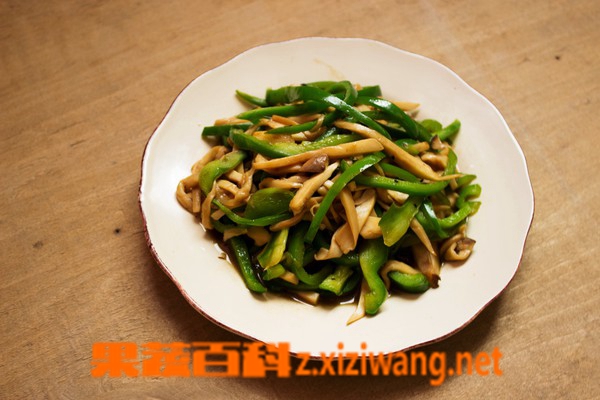 果蔬百科家常青椒炒素怎么做