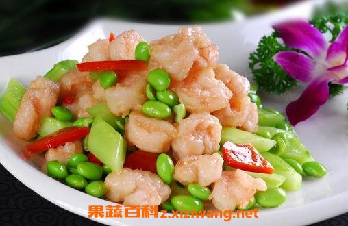 青豆虾仁的做法与功效