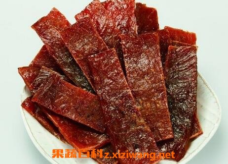 猪肉干的功效与作用