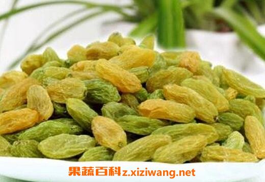 葡萄干的营养价值